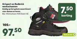 Pets Place Grisport en Redbrick werkschoenen aanbieding