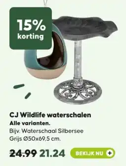 Pets Place CJ Wildlife waterschalen aanbieding
