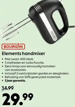 AllesZ Bourgini Elements handmixer aanbieding