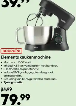 AllesZ Bourgini Elements keukenmachine aanbieding