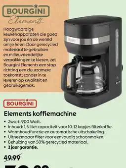 AllesZ Bourgini Elements koffiemachine aanbieding