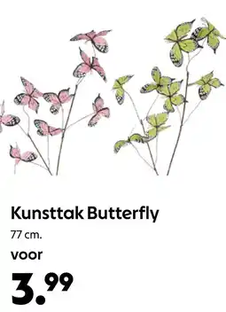 AllesZ Kunsttak Butterfly aanbieding