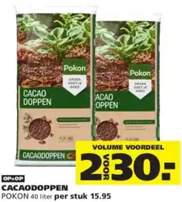 Ranzijn Cacaodoppen Pokon aanbieding