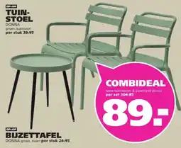 Ranzijn Bijzettafel donna en Tuinstoel donna aanbieding