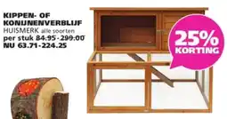 Ranzijn Kippen of konijnenverblijf huismerk aanbieding