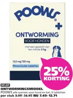 Ranzijn Ontwormingsmiddel Poows aanbieding