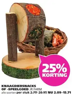 Ranzijn Knaagdiersnacks of speelgoed JR Farm aanbieding