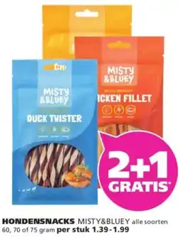 Ranzijn Hondensnacks Misty&bluey aanbieding