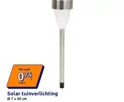 Action Solar tuinverlichting aanbieding