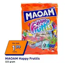 Action MAOAM Happy Fruttis aanbieding