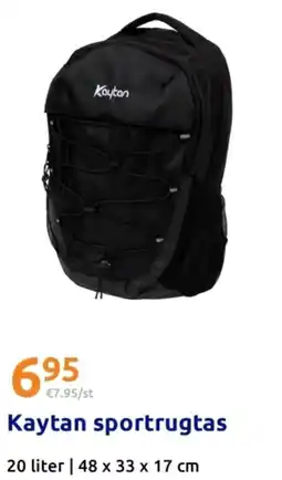 Action Kaytan sportrugtas aanbieding