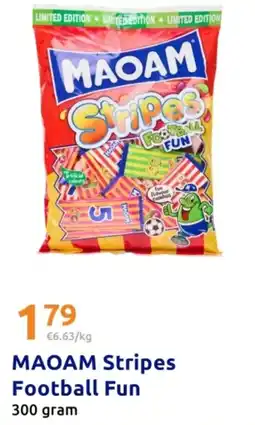 Action MAOAM Stripes Football Fun aanbieding