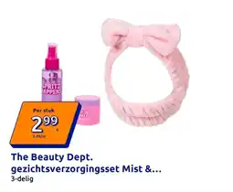 Action The Beauty Dept. gezichtsverzorgingsset Mist aanbieding