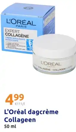 Action L'Oréal dagcrème Collageen aanbieding