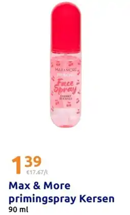 Action Max & More primingspray Kersen aanbieding