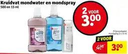 Kruidvat Kruidvat mondwater en mondspray aanbieding