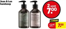 Kruidvat Jean & Len handzeep aanbieding