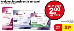 Kruidvat Kruidvat incontinentie verband aanbieding