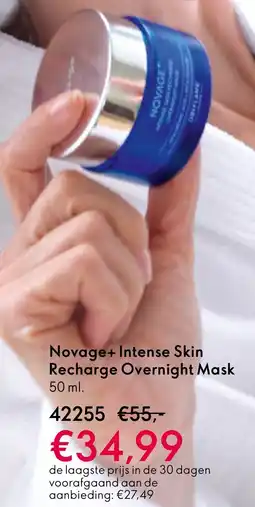 Oriflame Novage+ Intense Skin Recharge Overnight Mask aanbieding