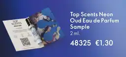 Oriflame Top Scents Neon Oud Eau de Parfum Sample aanbieding