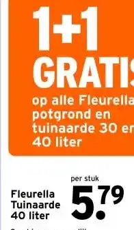 GAMMA Fleurella Tuinaarde 40 liter aanbieding