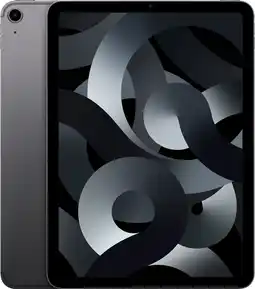 Bol.com Apple iPad Air (2022) - 10.9 inch - WiFi + 5G - 64GB - Spacegrijs - 5e generatie aanbieding