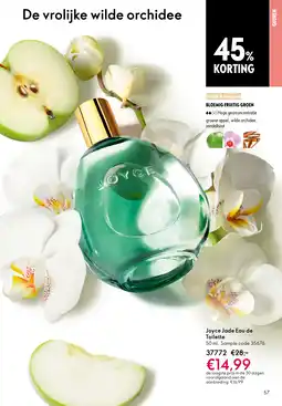 Oriflame Joyce Jade Eau de Toilette aanbieding
