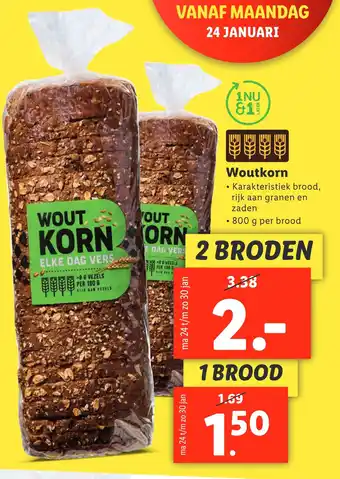 Lidl Woutkorn Woutk aanbieding