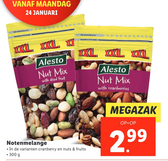 Lidl Notenmelange aanbieding