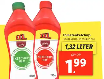 Lidl Tomatenketchup aanbieding