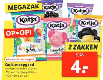 Lidl Katja snoepgoed aanbieding