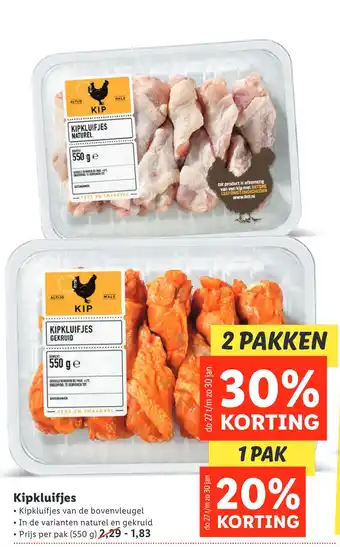 Lidl Kipkluifjes aanbieding