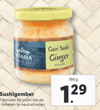 Lidl Sushigember aanbieding