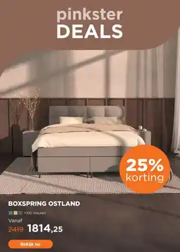 TotaalBED Boxspring Ostland aanbieding