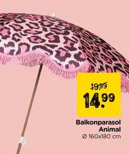 Xenos Balkonparasol Animal aanbieding