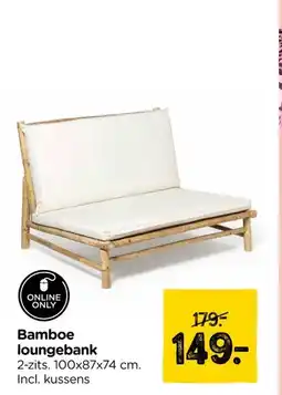 Xenos Bamboe loungebank aanbieding
