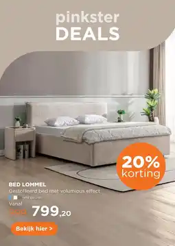 TotaalBED Bed Lommel | 140 x 200 cm | Sino 972, ecru aanbieding