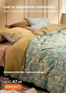 TotaalBED Dekbedovertrek Once Upon Multi aanbieding