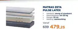 TotaalBED Matras Zeta pulse-latex | 70 x 200 cm | Standaard aanbieding