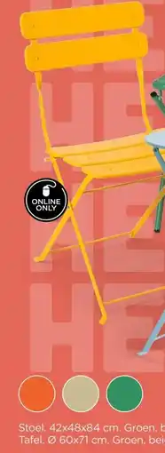Xenos Bistrostoel of-tafel Kos aanbieding