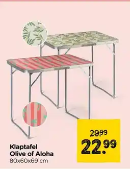 Xenos Klaptafel Olive of Aloha aanbieding