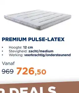 TotaalBED Topmatras Premium | pulse-latex aanbieding