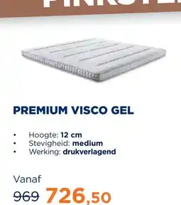 TotaalBED Topmatras Premium | visco gel aanbieding