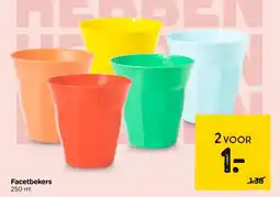 Xenos Facetbekers aanbieding