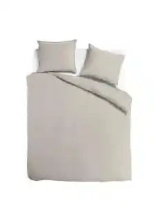 TotaalBED Dekbedovertrek Noa Naturel | 140 x 200/220 cm aanbieding