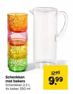 Xenos Schenkkan met bekers aanbieding
