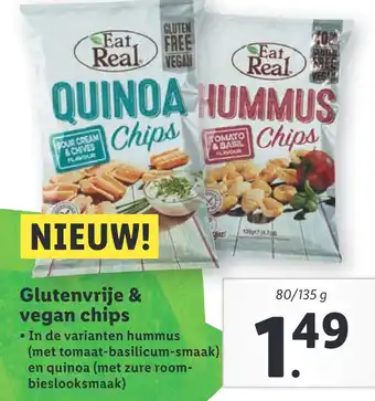 Lidl Glutenvrije & vegan chips aanbieding