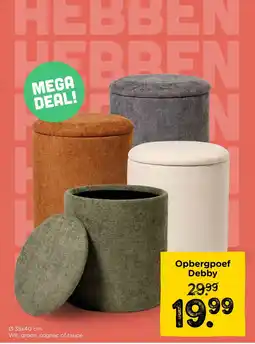 Xenos Opbergpoef Debby aanbieding