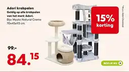 Pets Place Adori krabpalen Geldig op alle krabpalen van het merk Adori. aanbieding