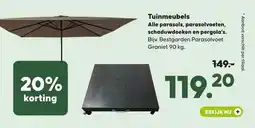 Pets Place Tuinmeubels Alle parasols, parasolvoeten, schaduwdoeken en pergola's. aanbieding